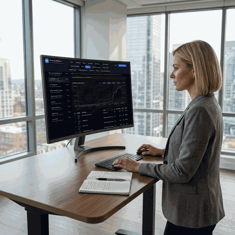 Community member using the AI Stock Platform watchlist to follow ranked stocks